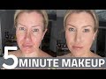Easy 5 minute everyday makeup tutorial  in real time