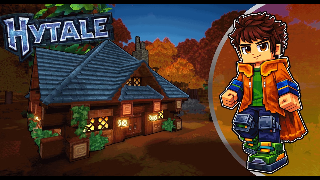 MAKING MYSELF AT HOME... - HYTALE: Episode 6 || LukeTheAnimator