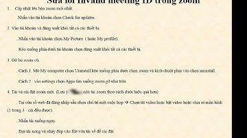 Sửa lỗi Invalid Meeting ID trong Zoom hiệu quả