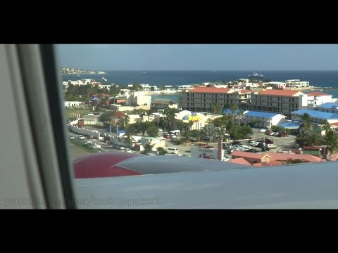 Air Canada Rouge 767-300 Arrival at Princess Juliana Int'l Airport, St. Maarten