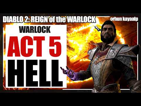 BU SON BANA DA SÜRPRİZ OLDU 😅 ve CRAFTING İPUÇLARI - Diablo 2: Reign of the Warlock! - HELL ACT 5
