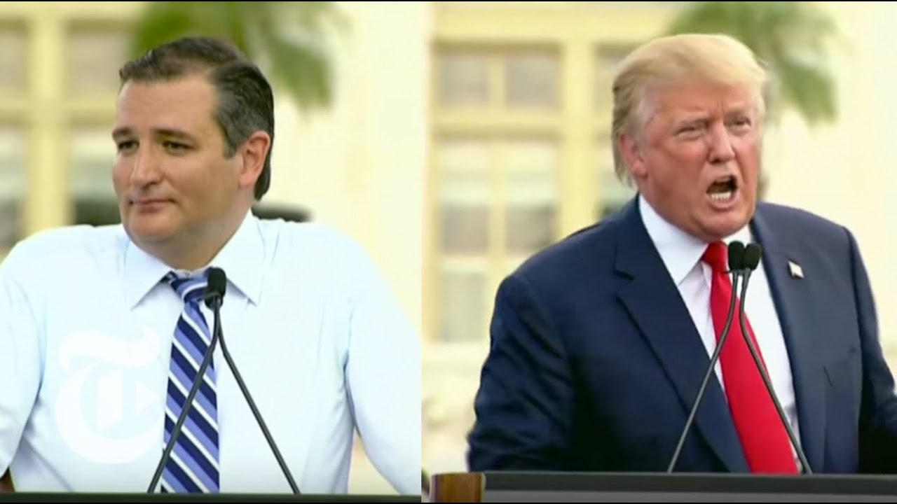 Donald Trump and Ted Cruz Rally Against Iran Nuclear Deal | The New York Times