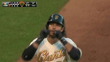 ARI@SF: Crawford goes deep to right to pad the lead