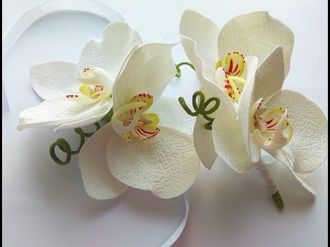 Бутоньерка из орхидеи своими руками