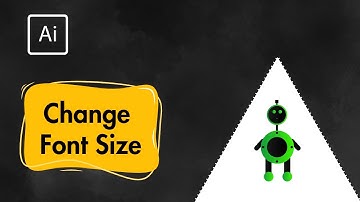 how to change font size in illustrator |  Adobe Tutorial