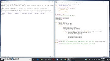 Anagrams using python