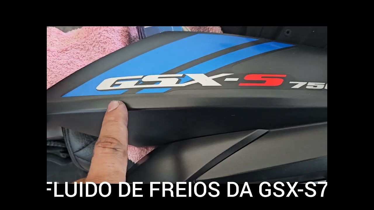 VÍDEO 3 DA MANUTENÇÃO DA GSX-S750 SUZUKI TROCA DE FLUIDO DE FREIOS