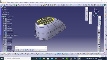 Mask generative shape design - CATIA V5