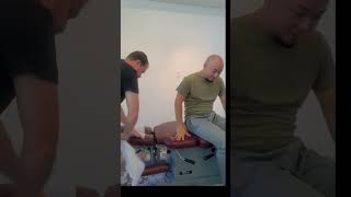First Chiropractic adjustment at Vantage Medical Pain and Wellness Center in Loveland Colorado