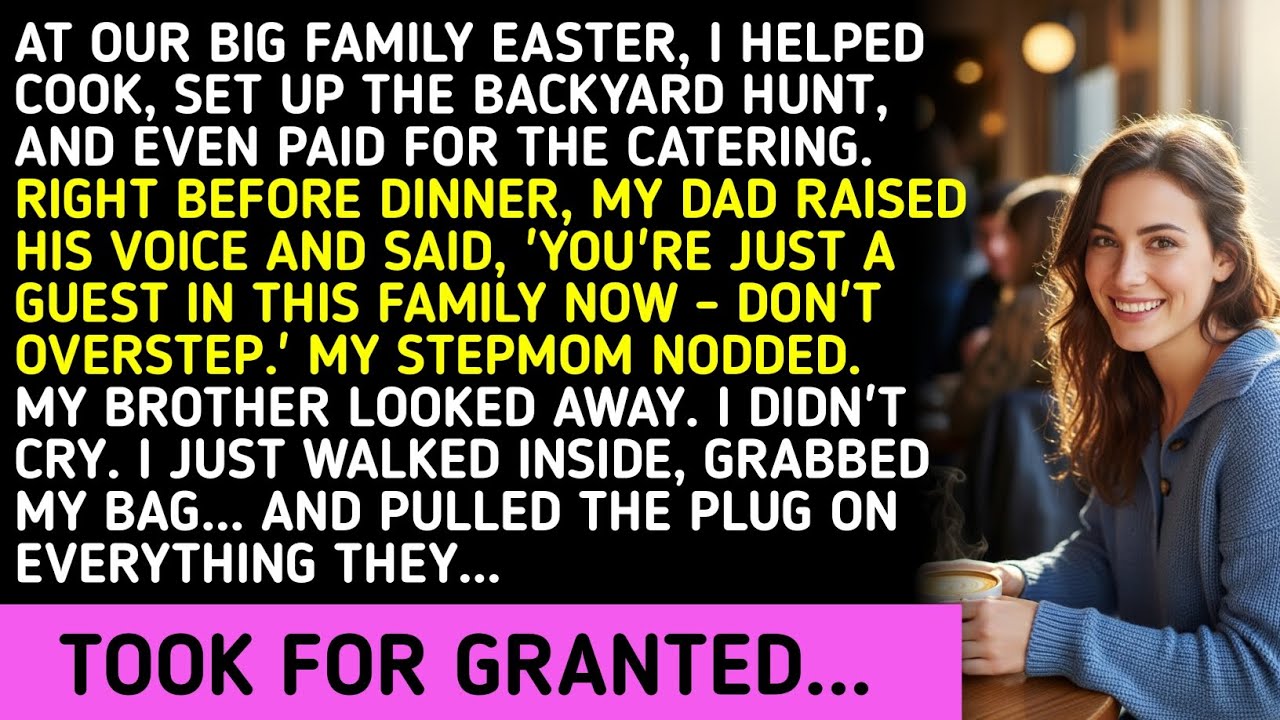 At Our Big Family Easter, I Helped Cook, Set Up The Backyard Hunt, And Even Paid For The Catering.