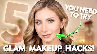 5 EASY Holiday Makeup Hacks to Look Your BEST! These makeup Tips Makeup such a Difference!