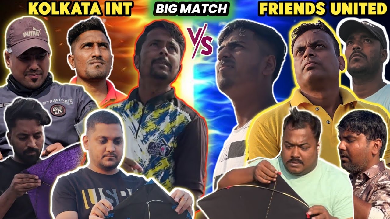 Wakil vs Kanhaiya|| Kolkata International vs Friends United kite club 🔥 || Best vs Best ka Game 🔥