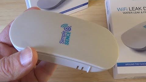 Simple Sence WiFi Leak Detector - Unboxing and Review