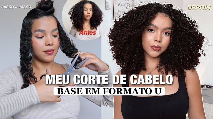 Cortei meu cabelo sozinha (manutenção) corte em camadas base em U* sem tirar o comprimento do cabelo