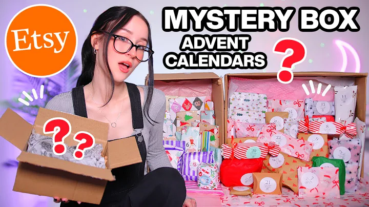 I Bought MYSTERY BOX ADVENT CALENDARS From Etsy...