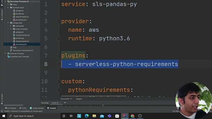 How to install External Python library such as Pandas on AWS lambda using serverless framework #2