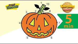 Connect The Dots | counting 1 to 10 | coloring | Halloween 5 min screenshot 5