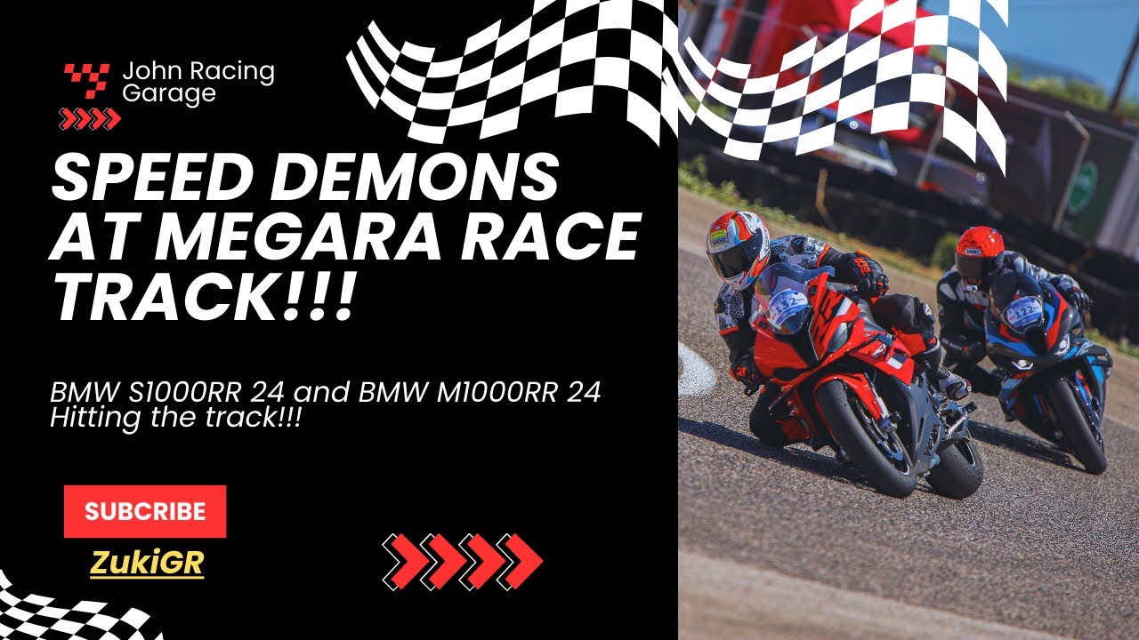 S1000RR being chased by an M1000RR at Megara Racetrack Part 2 - YouTube