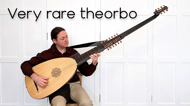 The rarest theorbo - Allegro by E. G. Baron played...