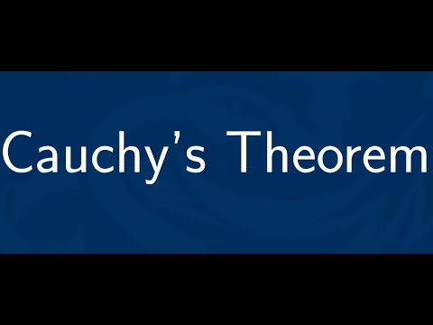Cauchy’s Theorem