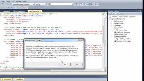 Location Service for Windows Phone 7