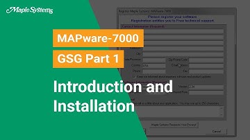MAPware-7000 GSG Part 1 - Introduction and Installation