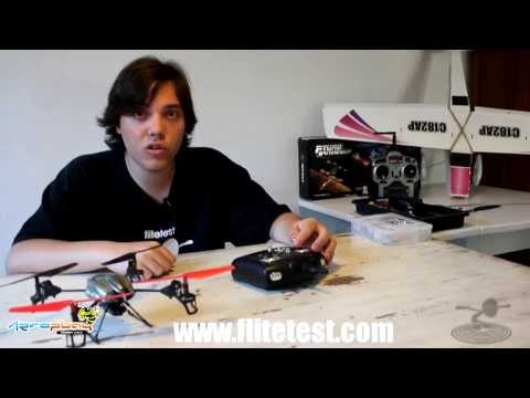 WLtoys V959 Quadcopter - REVIEW - FliteTest Argentina (Full HD)