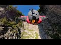 Joe Nesbitt - Flying the Crack - Wingsuit BASE Jump - Switzerland - GoPro Fusion 360 Overcapture