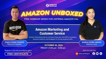 FREE WEBINAR: Amazon Unboxed (4): Amazon Marketing and Customer Service