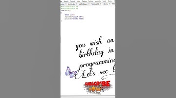 Happy birthday wish in c Language||#code||#Mlts_Eduz