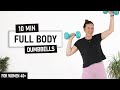 10 MIN FULL BODY STRENGTH Workout With Weights For Women Over 40 