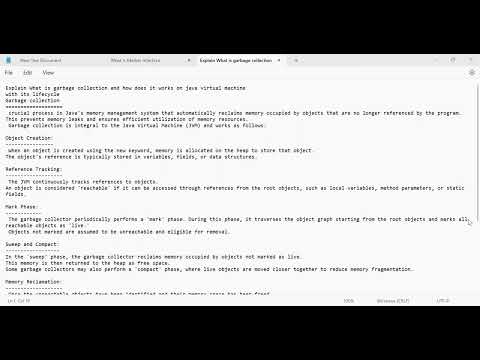 Garbage collection vs Jvm explained in Tamil by Sankari