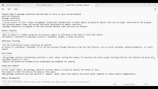 Garbage collection vs Jvm explained in Tamil by Sankari
