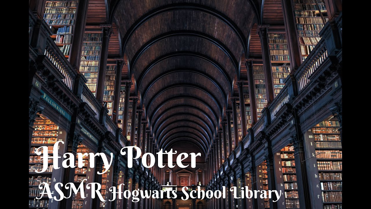 Asmr Harry Potter Inspired Hogwarts Library Study ハリーポッター ホグワーツ 勉強用bgm Youtube