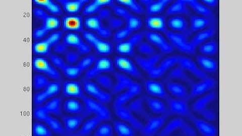 Density operator time evolution for 50/50 mixed state