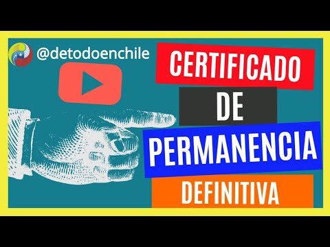 <marquee>Certificado de Permanencia Definitiva</marquee>