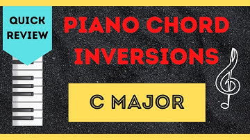 Piano:  C Major Chord Inversions, Quick Review
