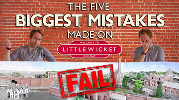 Five BIGGEST MISTAKES I Made Building Little Wicket Model Railway 😩