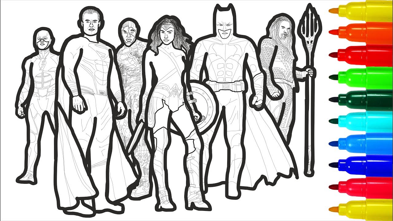 62 Justice League Coloring Pages Online  Latest Free