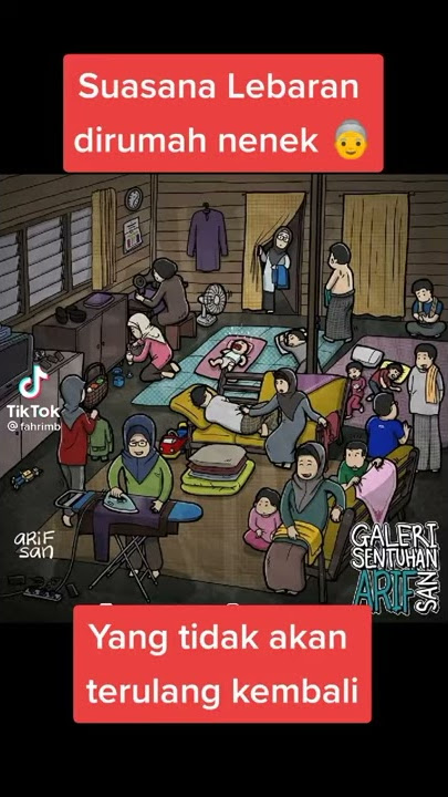 suasana di rumah nenek kalo mau lebaran 🥺🥺