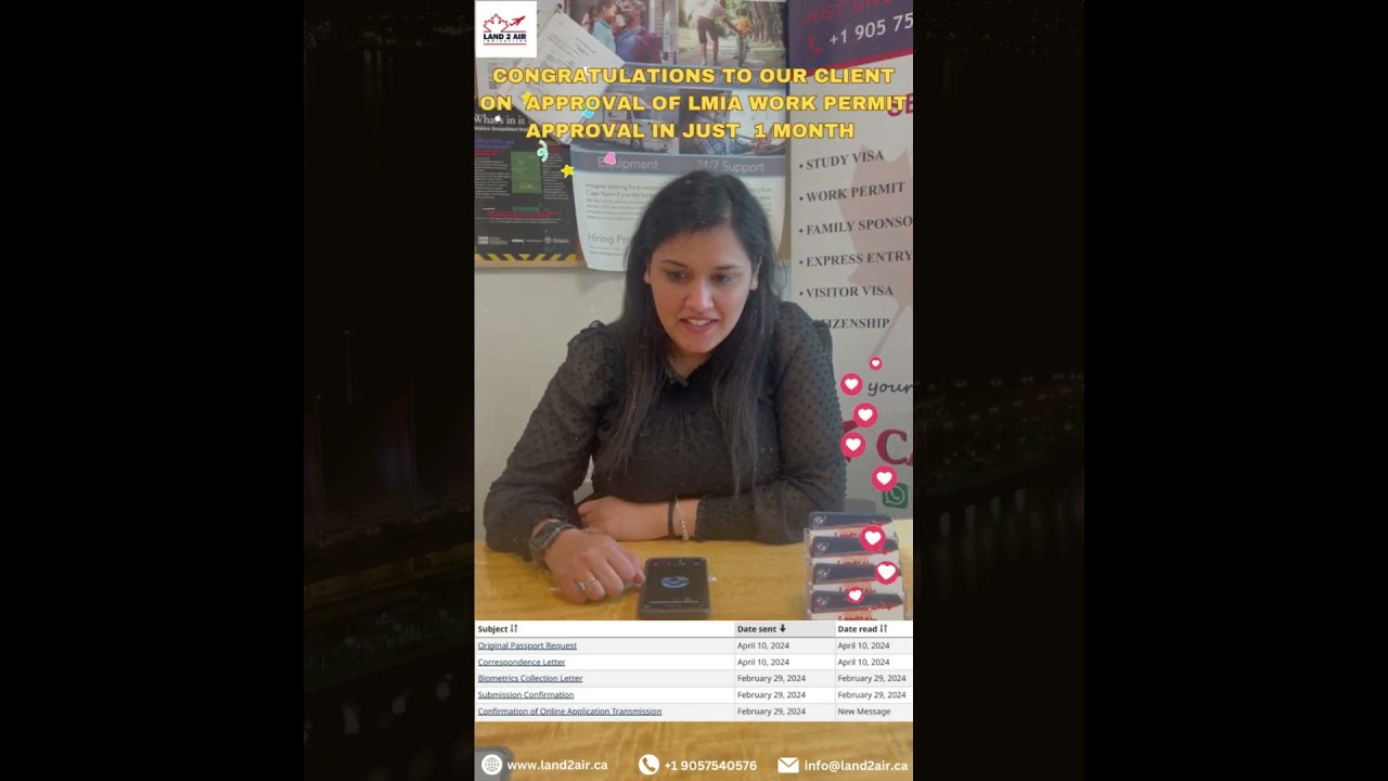 LMIA Work Permit Approval In Just 1 Month