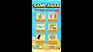 Game Anak Edukasi Hewan Laut - Game Mengenal Hewan Laut | Android GamePlay screenshot 2