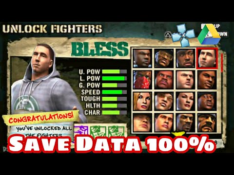 All Character Def Jam Fight For Ny The Takeover Save Data Psp Emulator Youtube