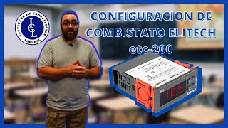 COMO programar ​👌 un COMBISTATO 😃 ELITECH etc-200 Configuracion👍TUTORIAL​😃