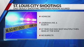 One person dead in South St. Louis murder, another injured in North City shooting