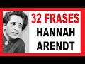 Frases de Hannah Arendt sobre la política, el amor