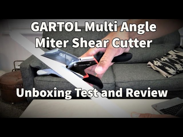 Ratchet Miter Shears - Full Review - Cuts Angles Great 