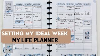 Setting my ideal week: My Life Planner #organizedlife
