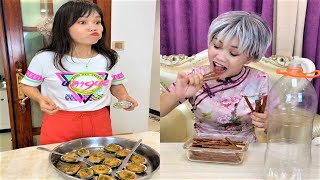 Video funny mother and daughter - The child is gluttonous and the ending is unexpected.#24