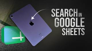How to Search on Google Sheets on iPad